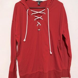 Lace Up Hoodie